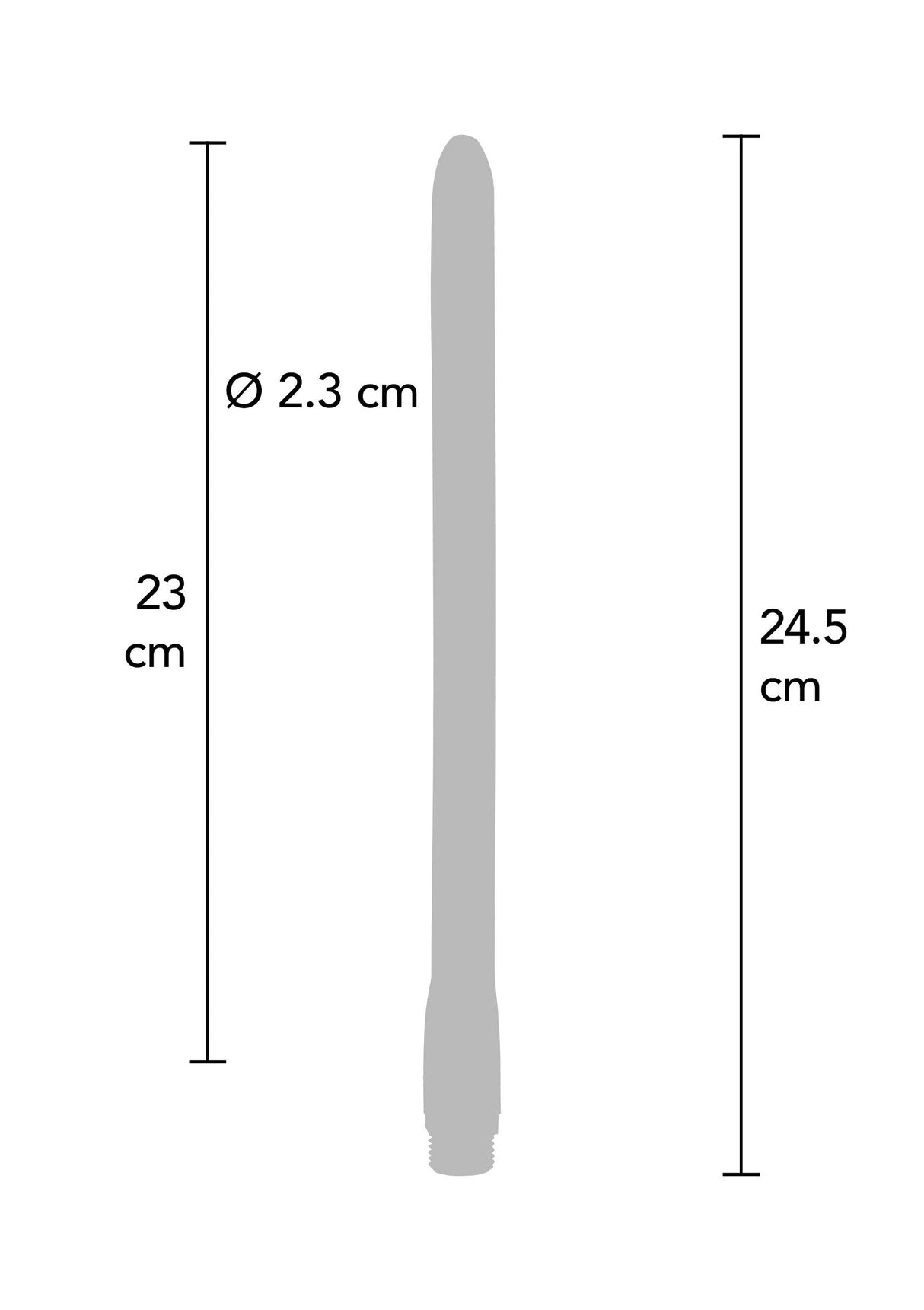 De Streamer Anale Douche 23 cm
