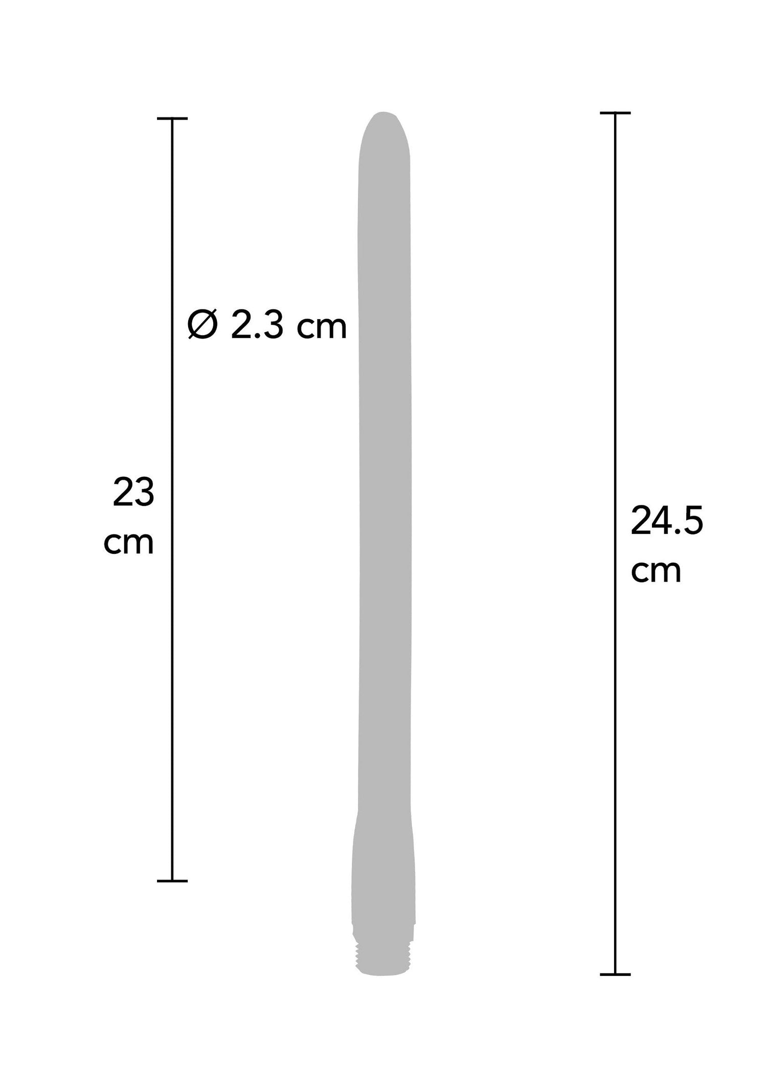 De Streamer Anale Douche 23 cm