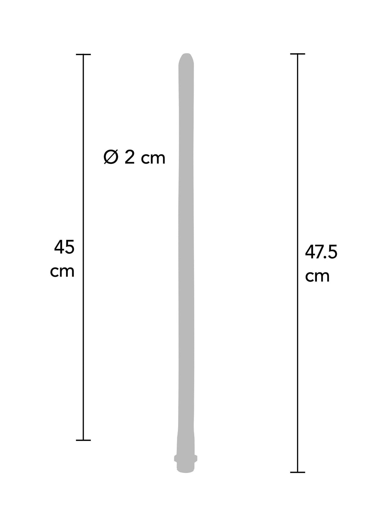 De Gusher Anale Douche 45 cm