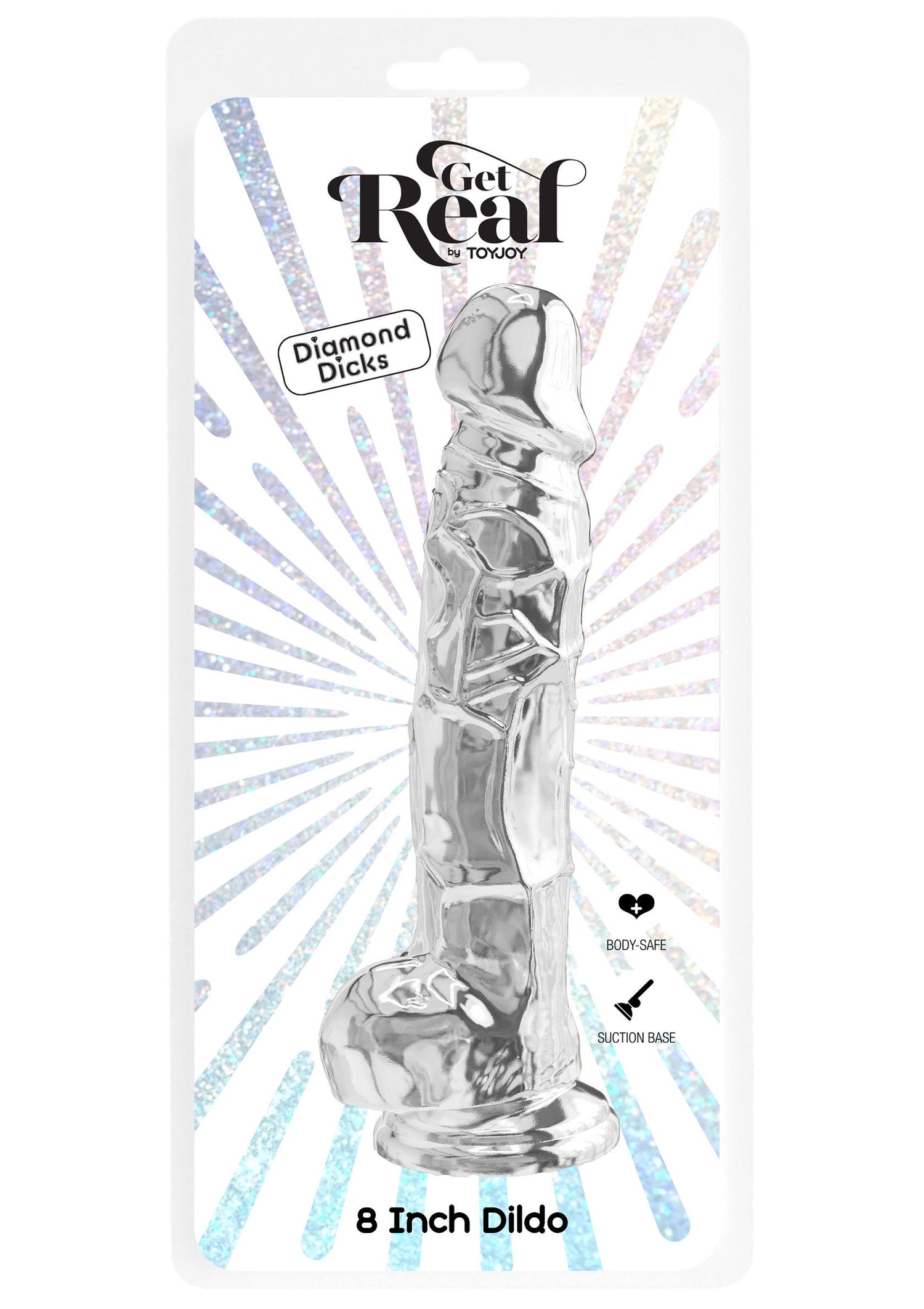 Clear Dildo TPE 22.5 cm