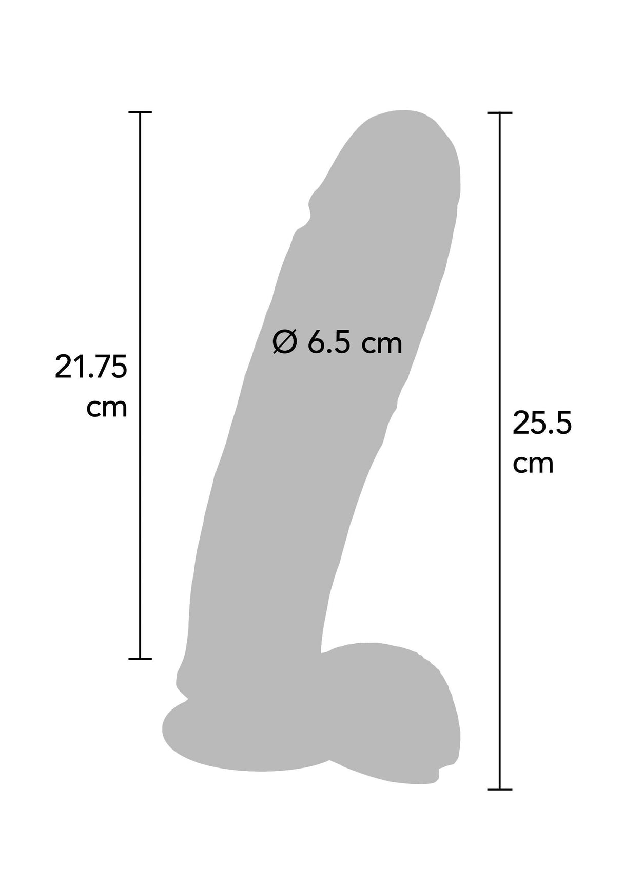 Dildo PVC 25.5 cm