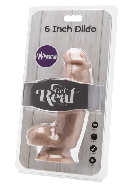 Vibrerende dildo PVC 15 cm