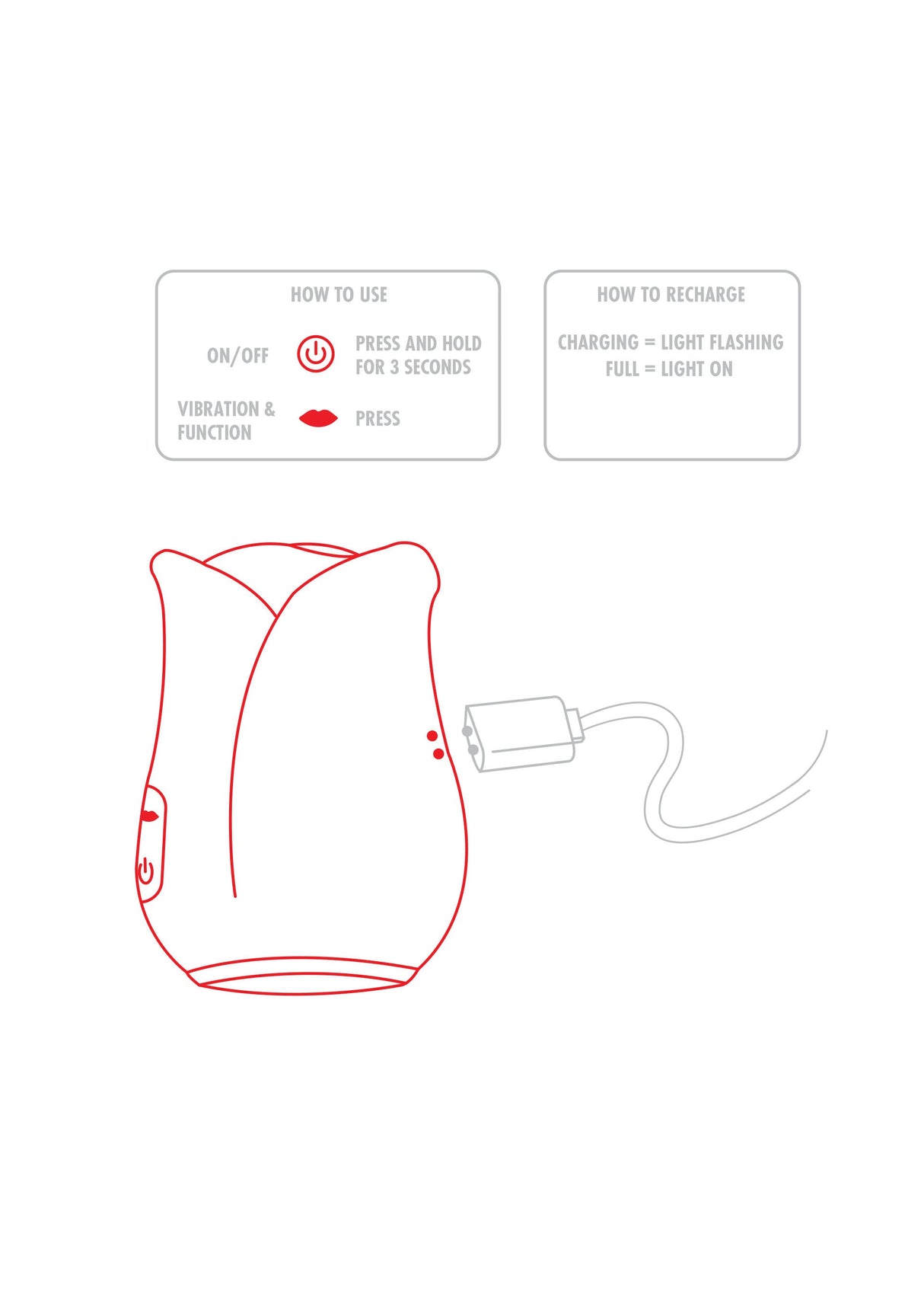 Ravishing Rose Pulse Stimulator