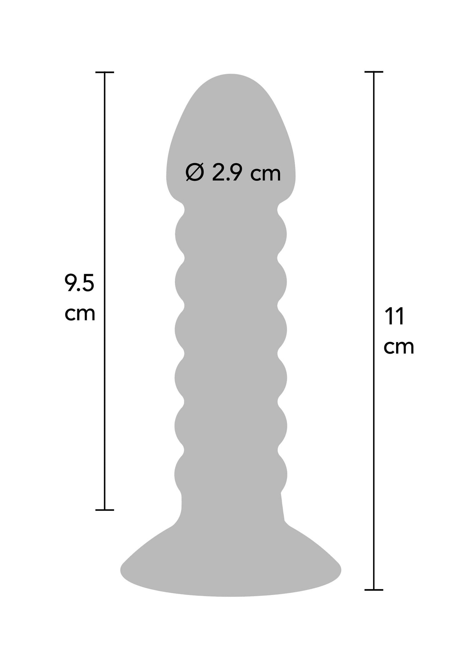 Vibrating Anal Plug Medium