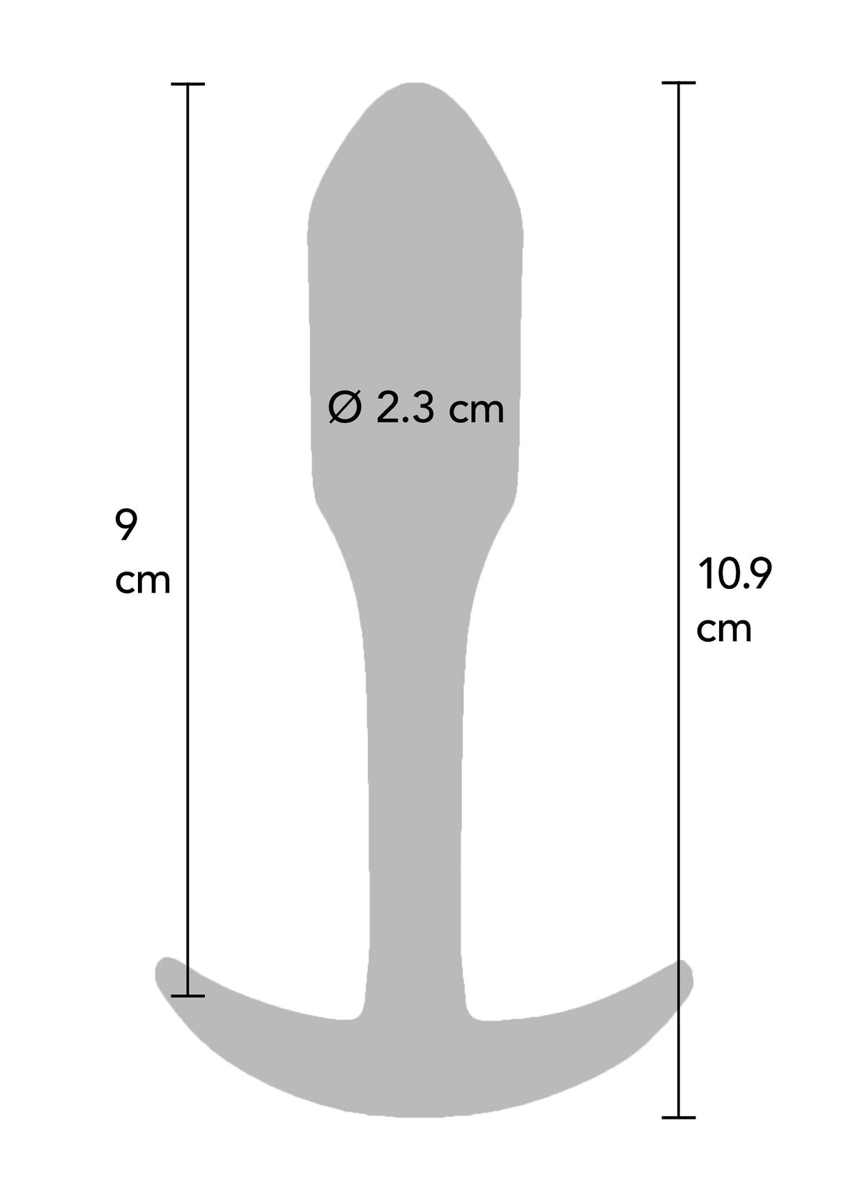 Smooth Analplug Medium