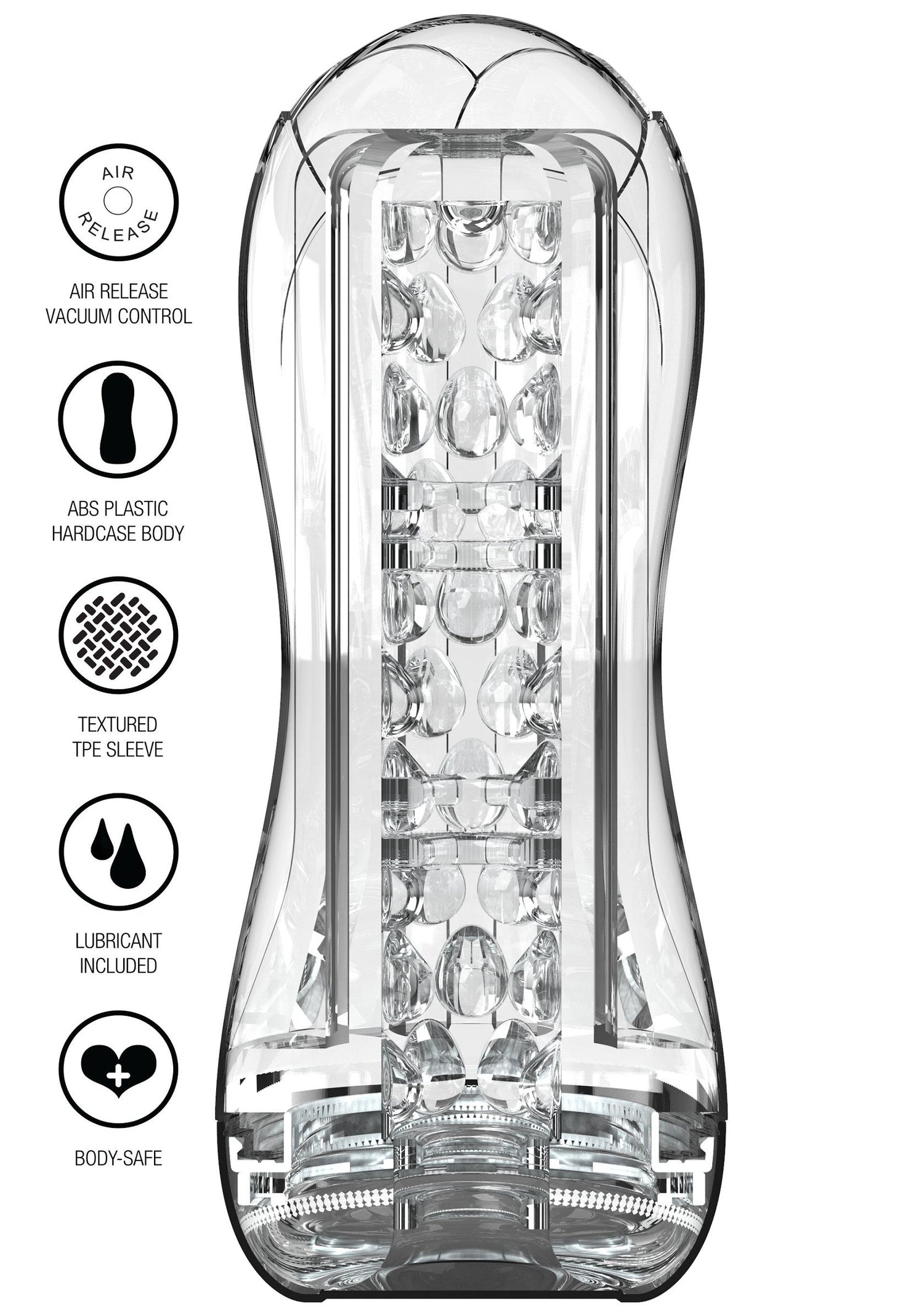 Big Clear Blast Vacuum Stroker