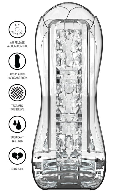 Grote Clear Blast Vacuüm Stroker