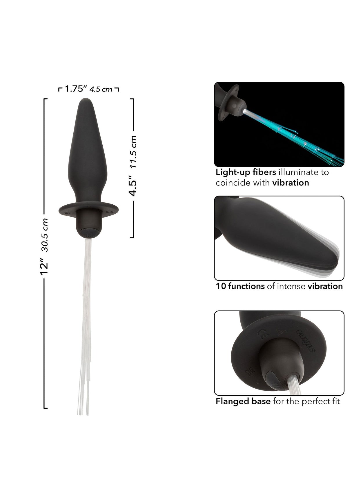Vibrating Light Up Anal Probe
