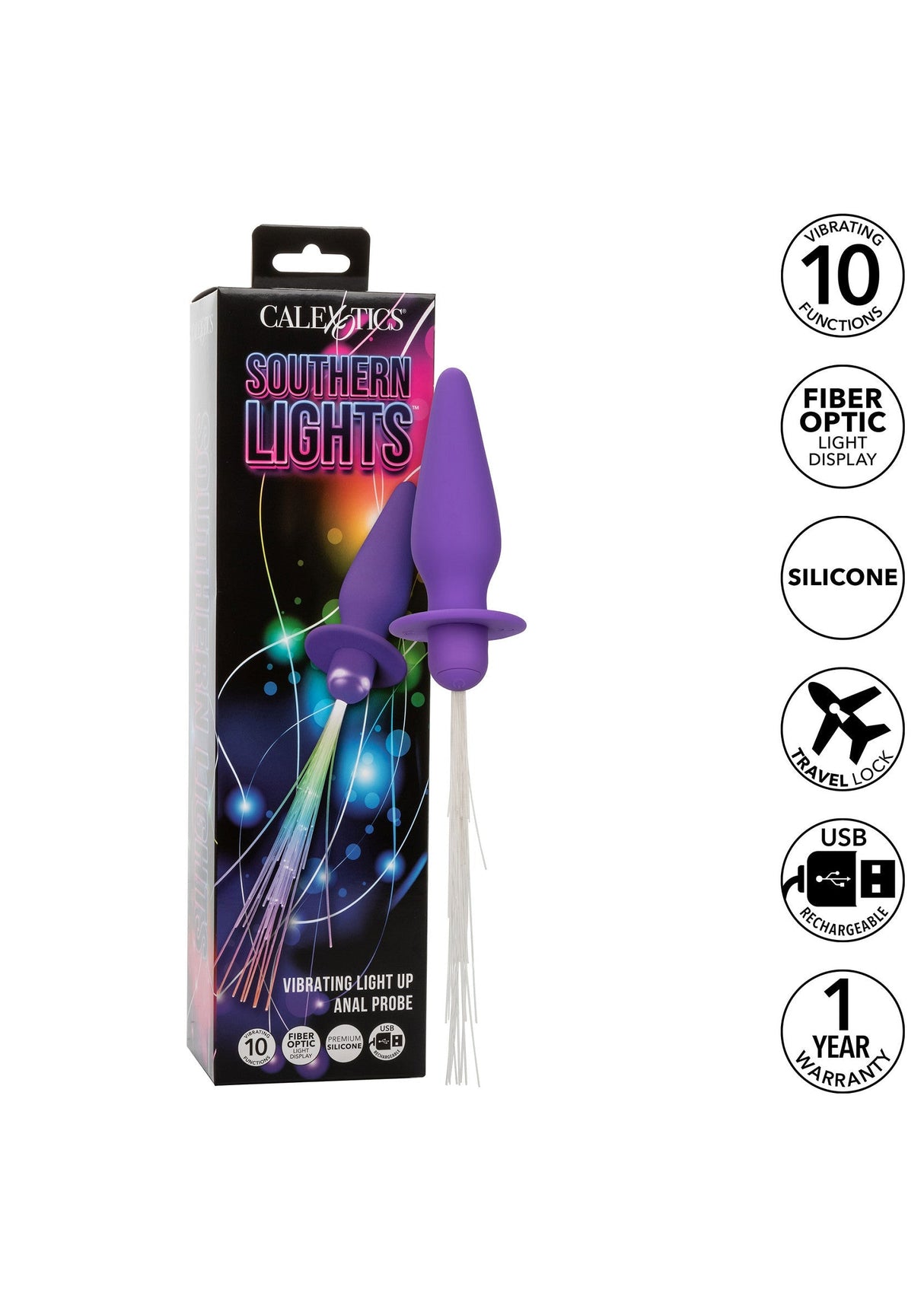 Vibrating Light Up Anal Probe