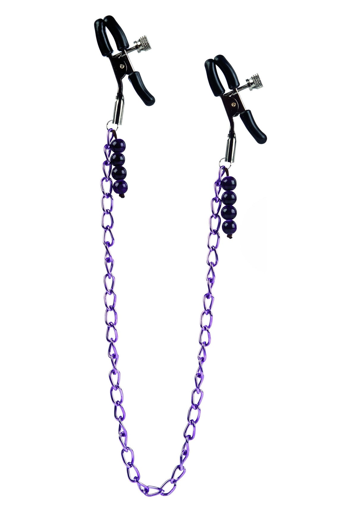 Purple Chain Nipple Clamps