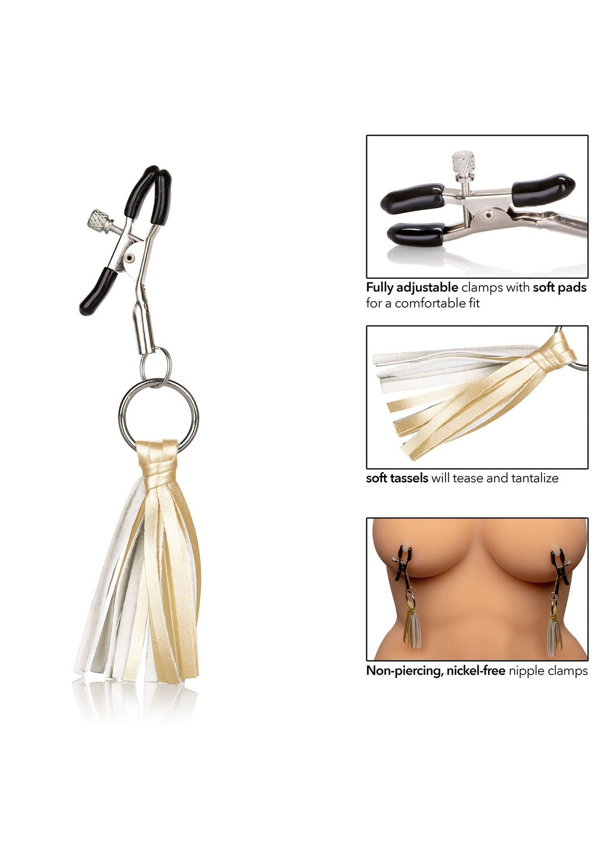 Playful Tassels Nipple Clamps