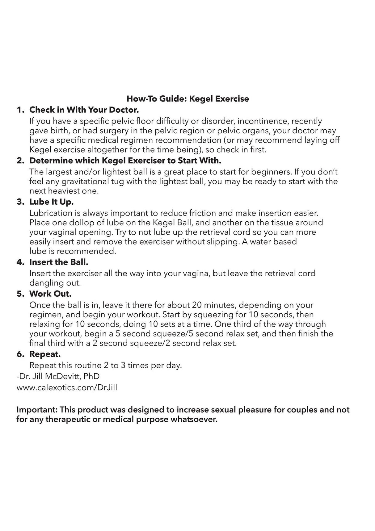 Kegel Trainingsset Citroen