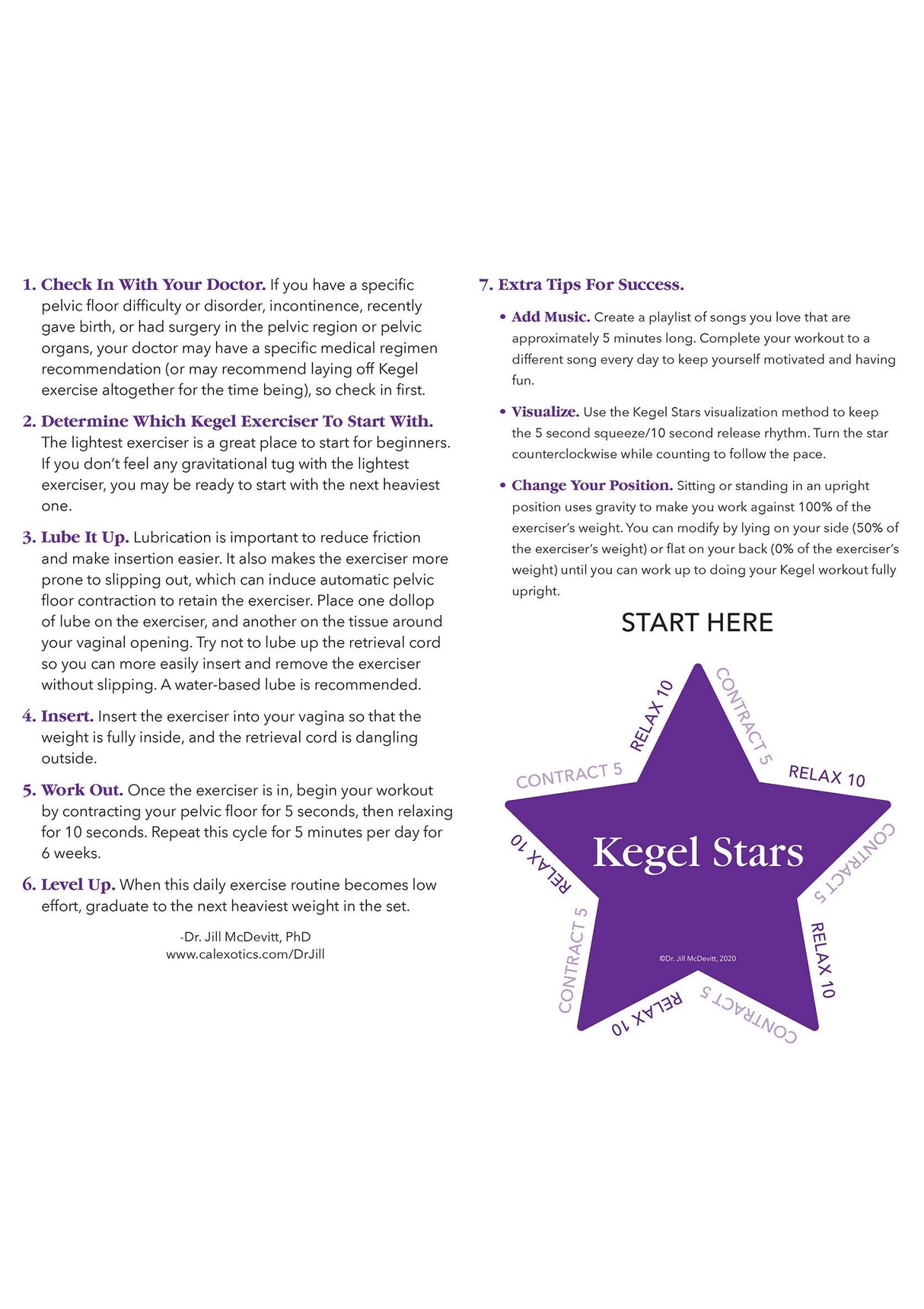 Kegel Training 5 Stück