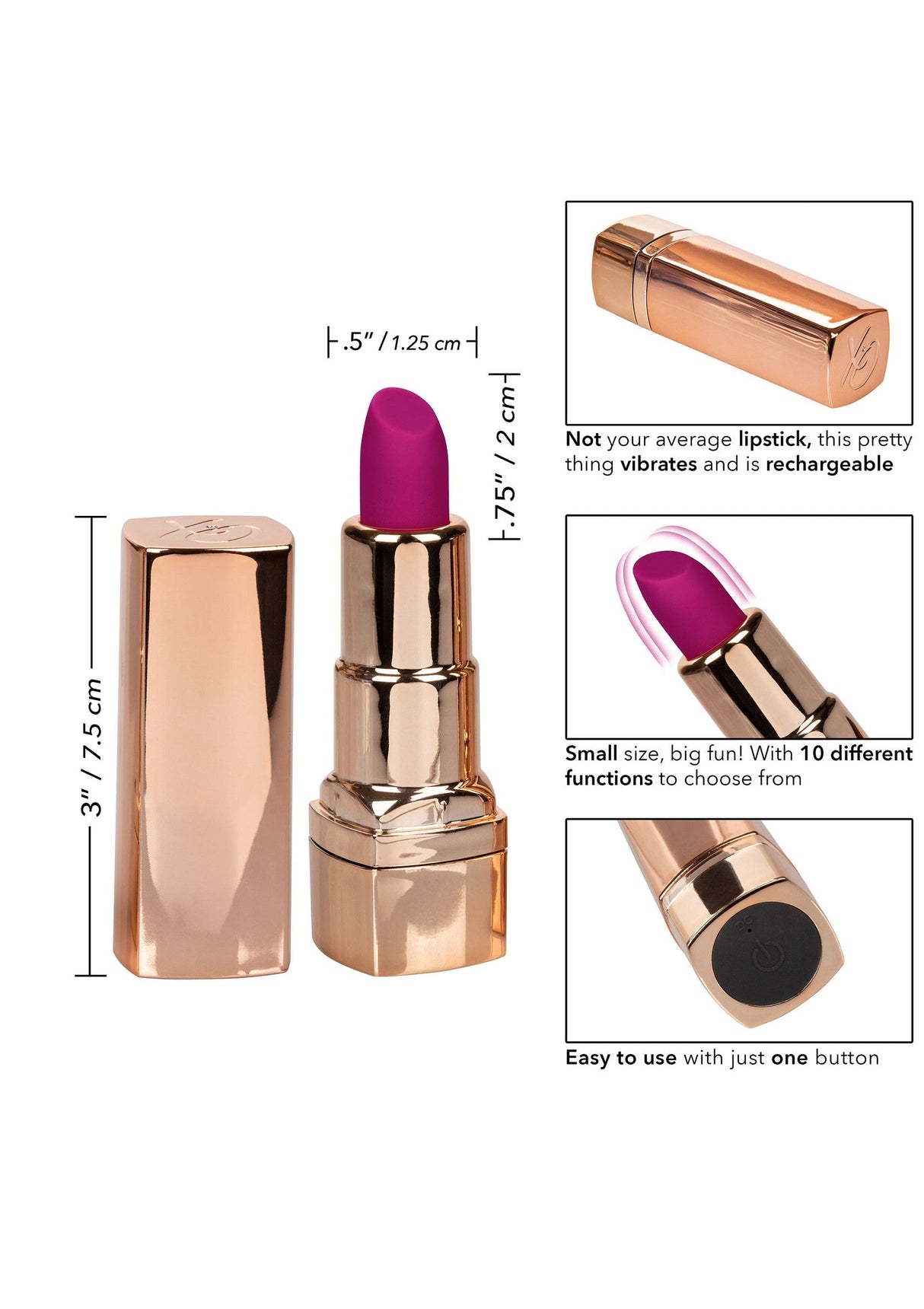 Hide & Play Lipstick Rechargeable