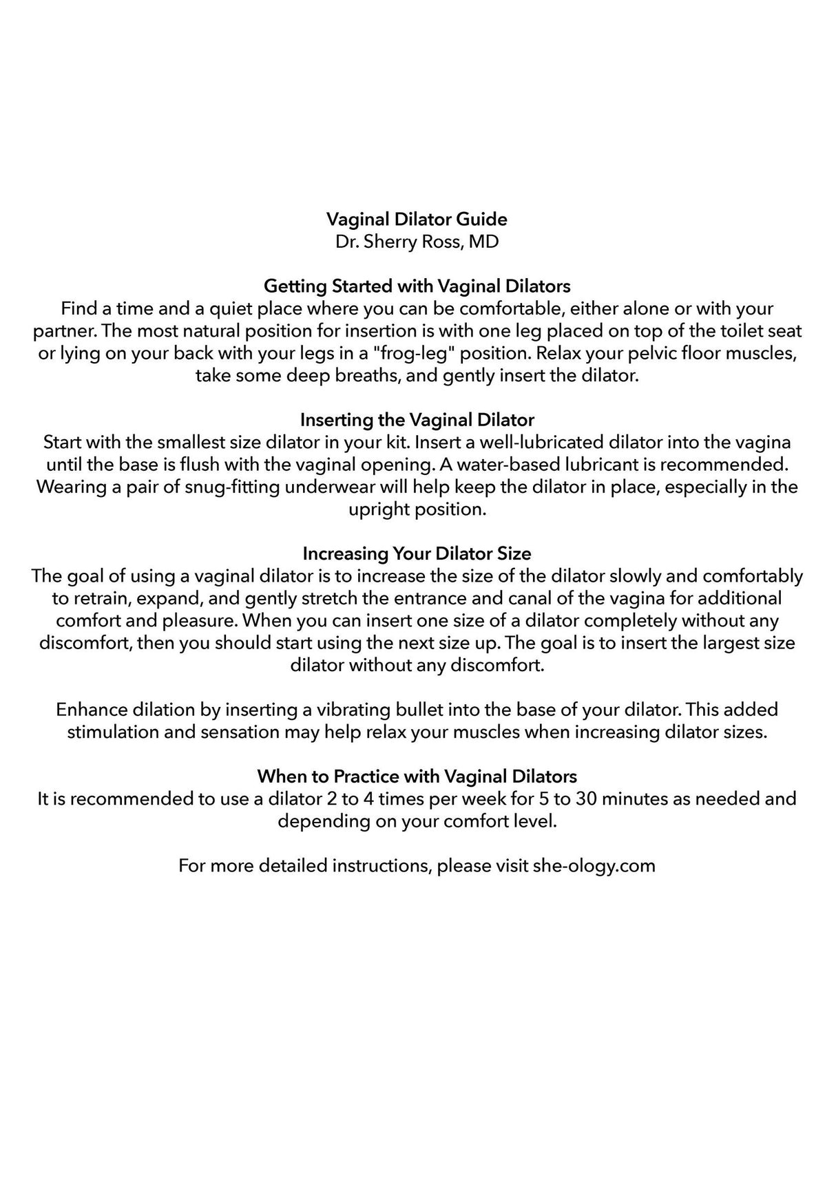 Fortgeschrittenes tragbares Dilatator-Set