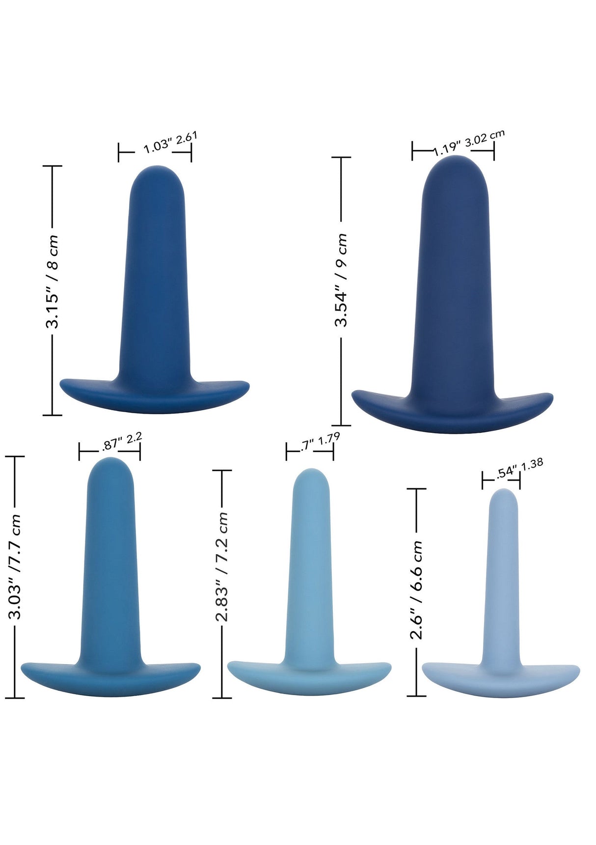 Wearable Anal Training Set 5 pcs