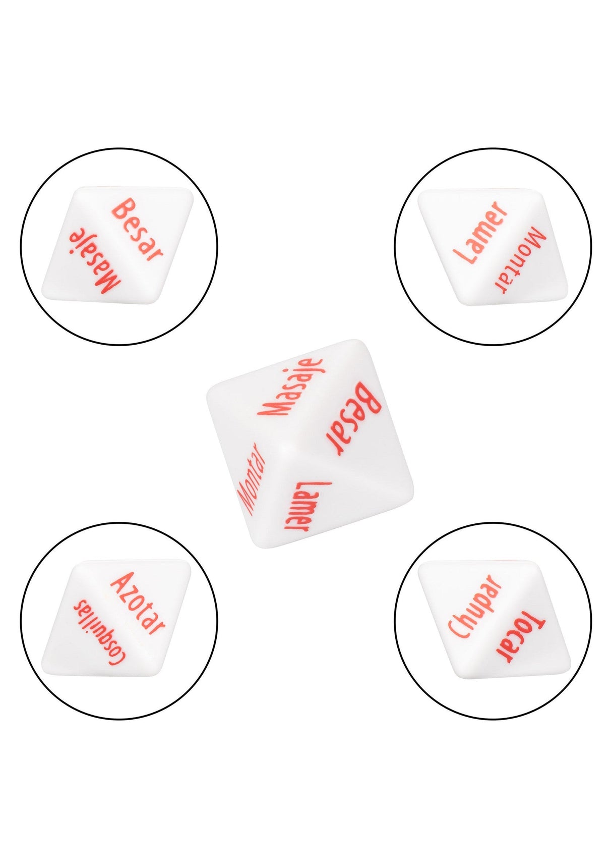 Tempt & Tease Dados - Spanish