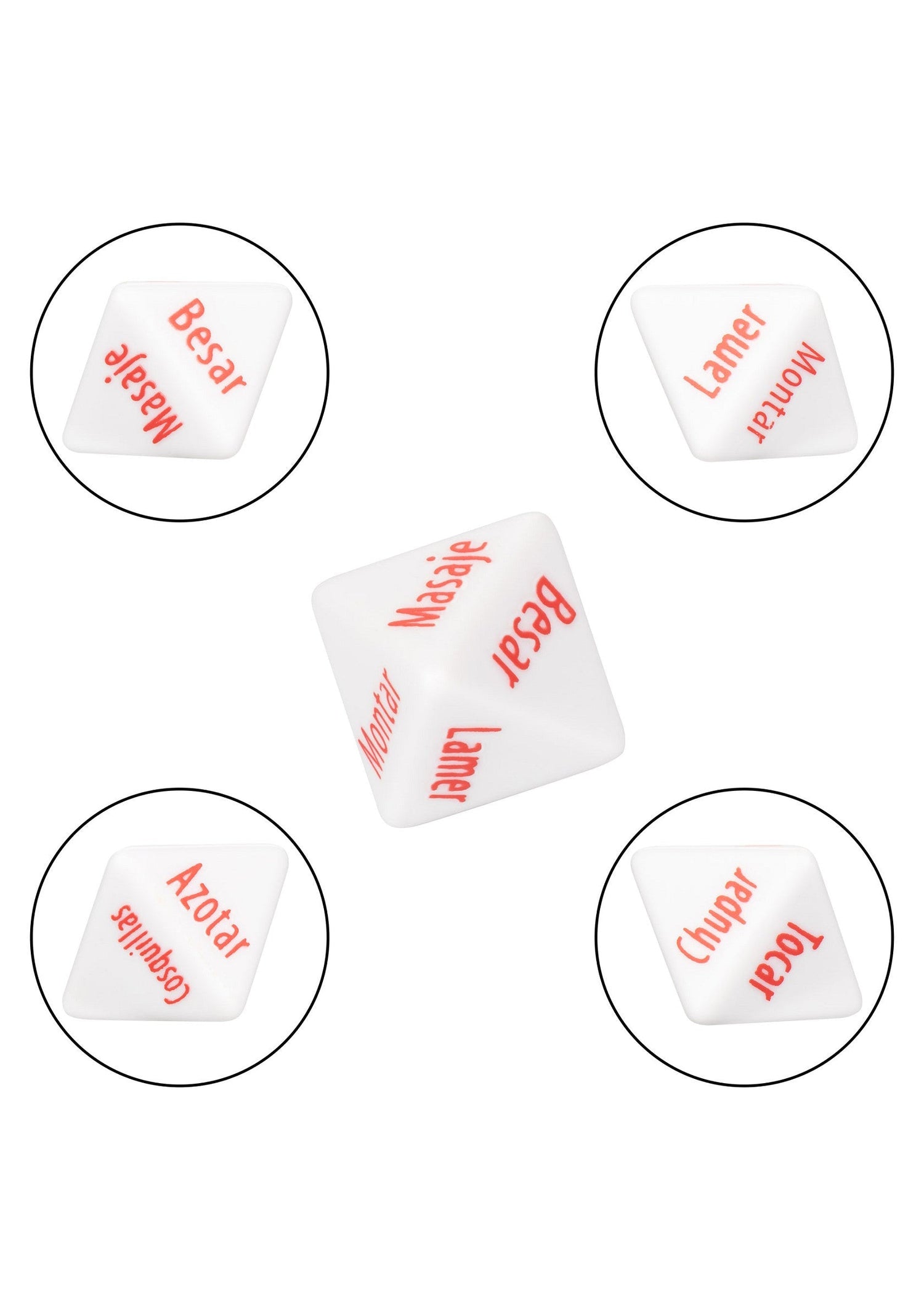 Tempt & Tease Dados - Spanish