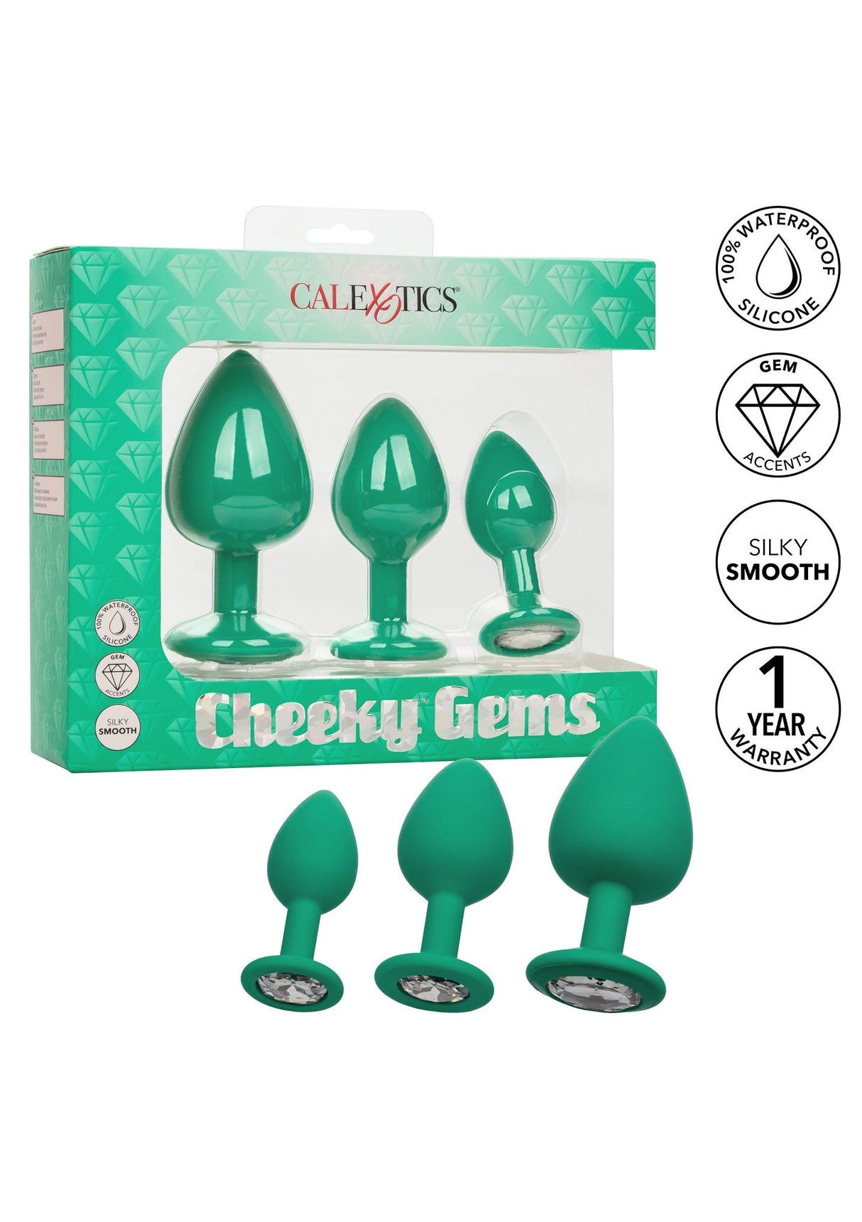 Cheeky Gems 3 pcs