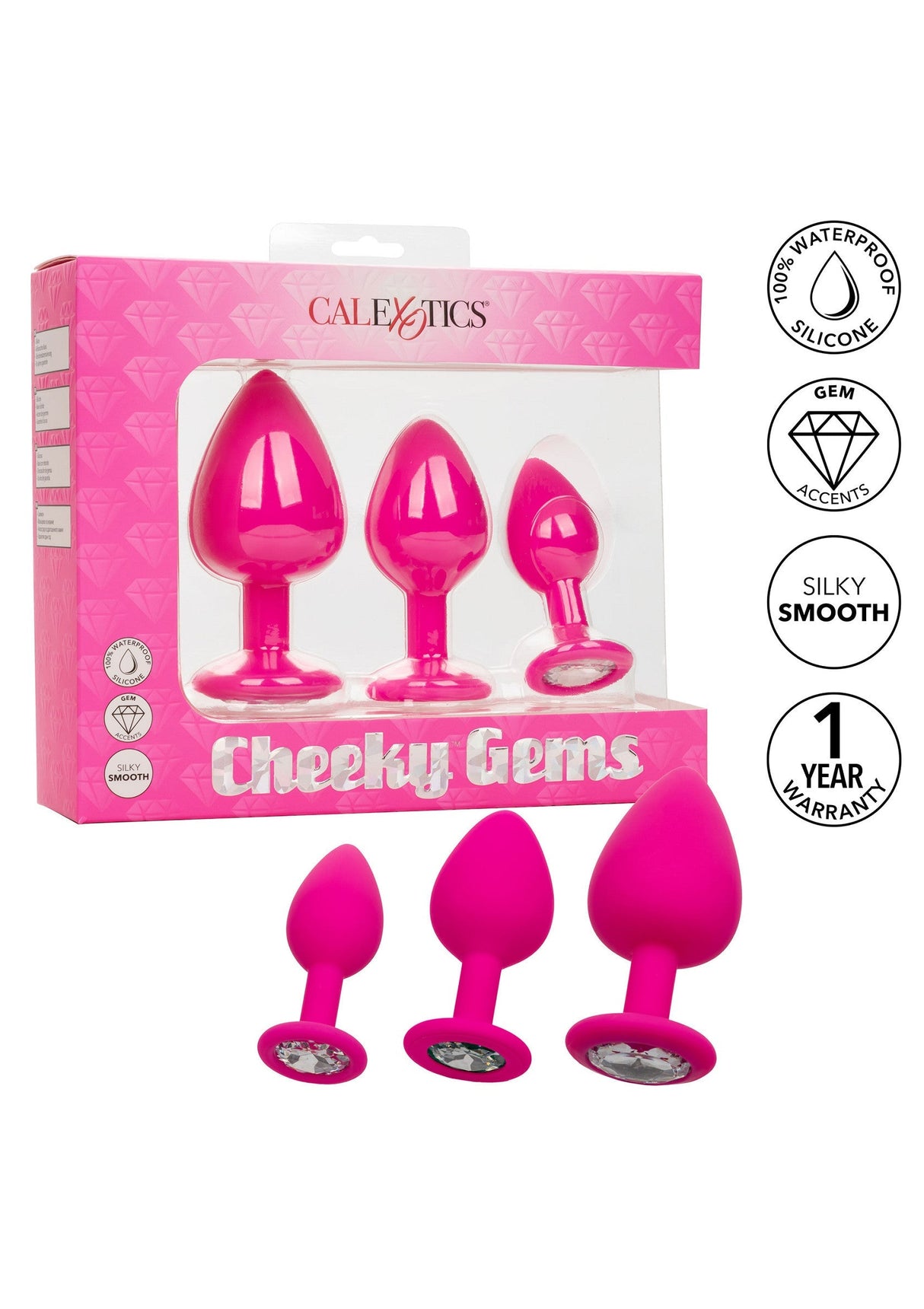 Cheeky Gems 3 pcs