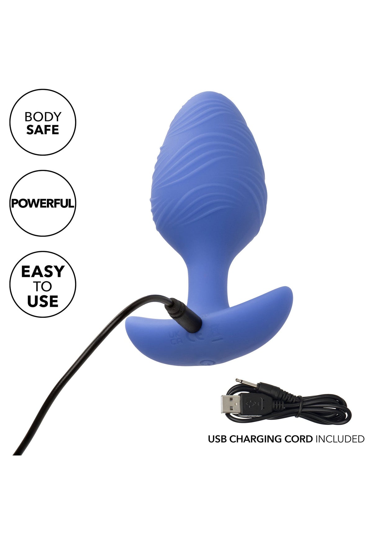 Cheeky Glow Vibrating Plug L