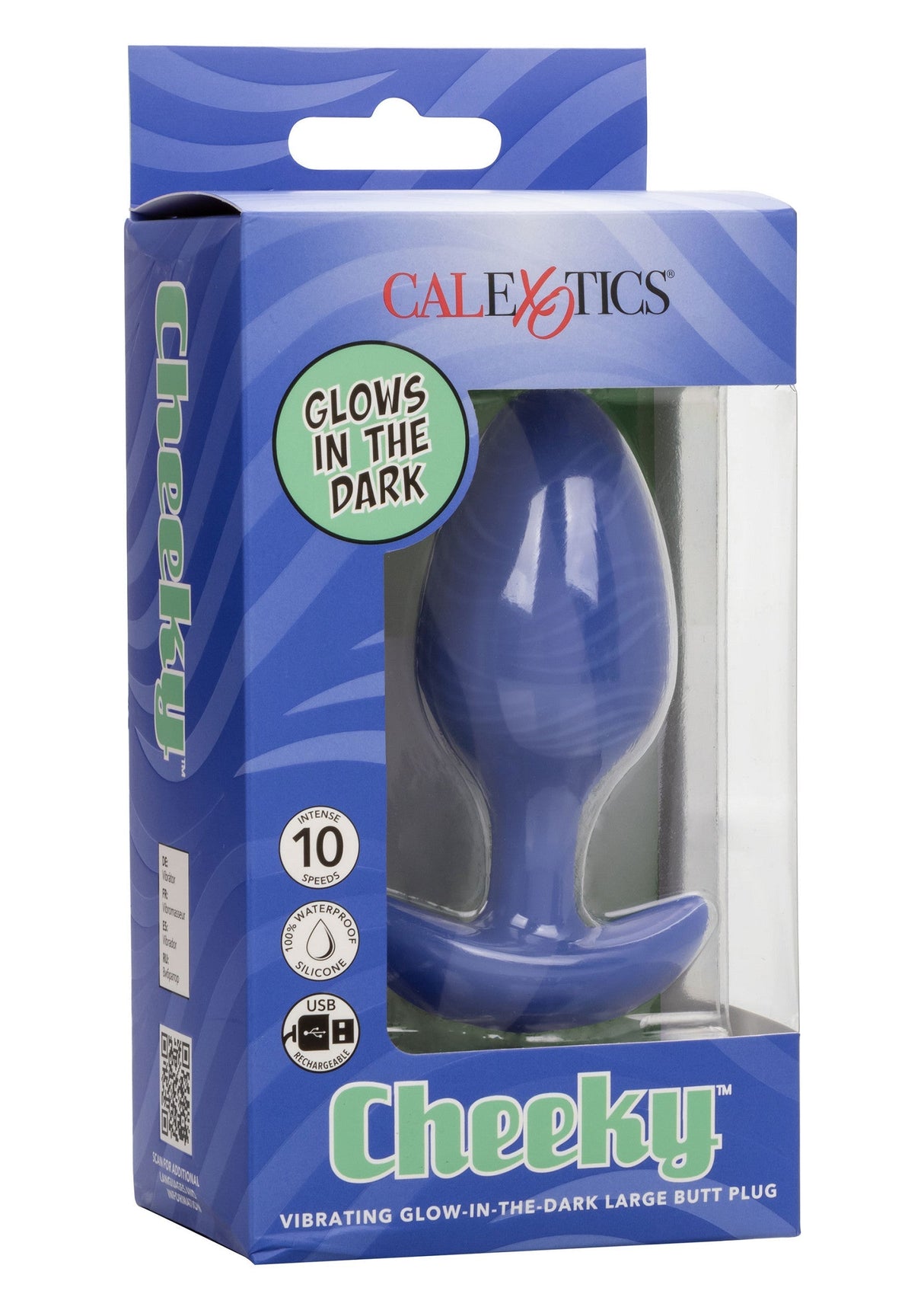 Cheeky Glow Vibrating Plug L