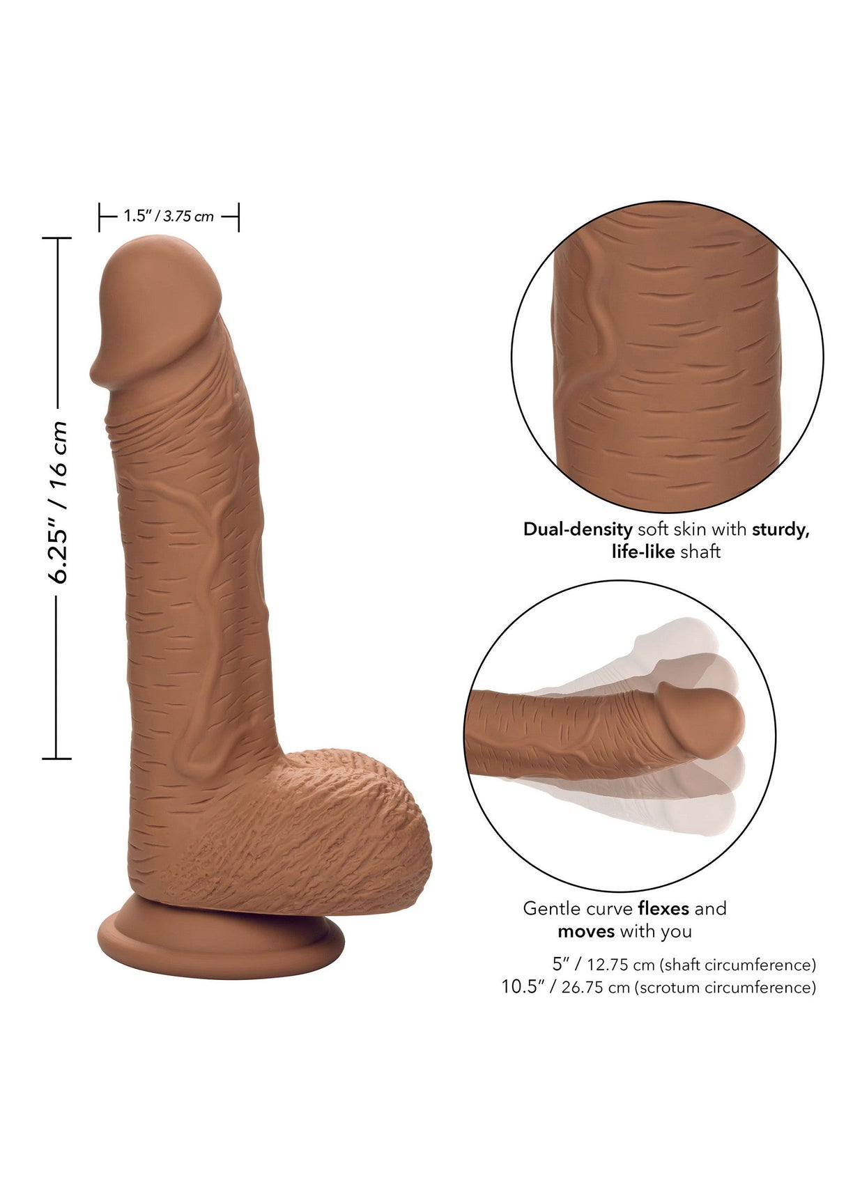 Dual Density Silicone Stud 6.25 inch