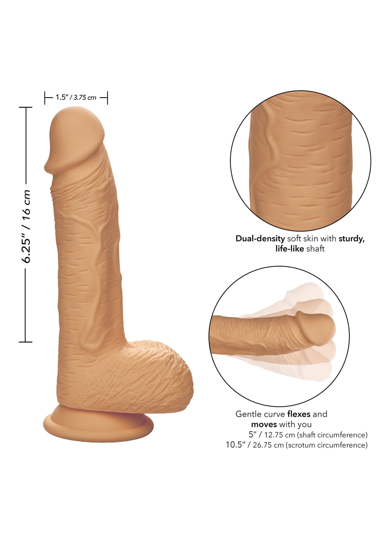 Dual Density Silicone Stud 6.25 inch