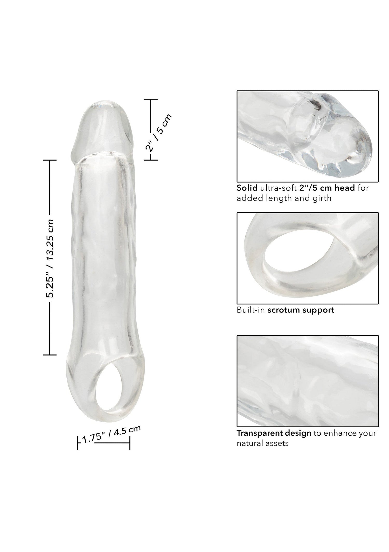 Clear Extension 7.5 inch
