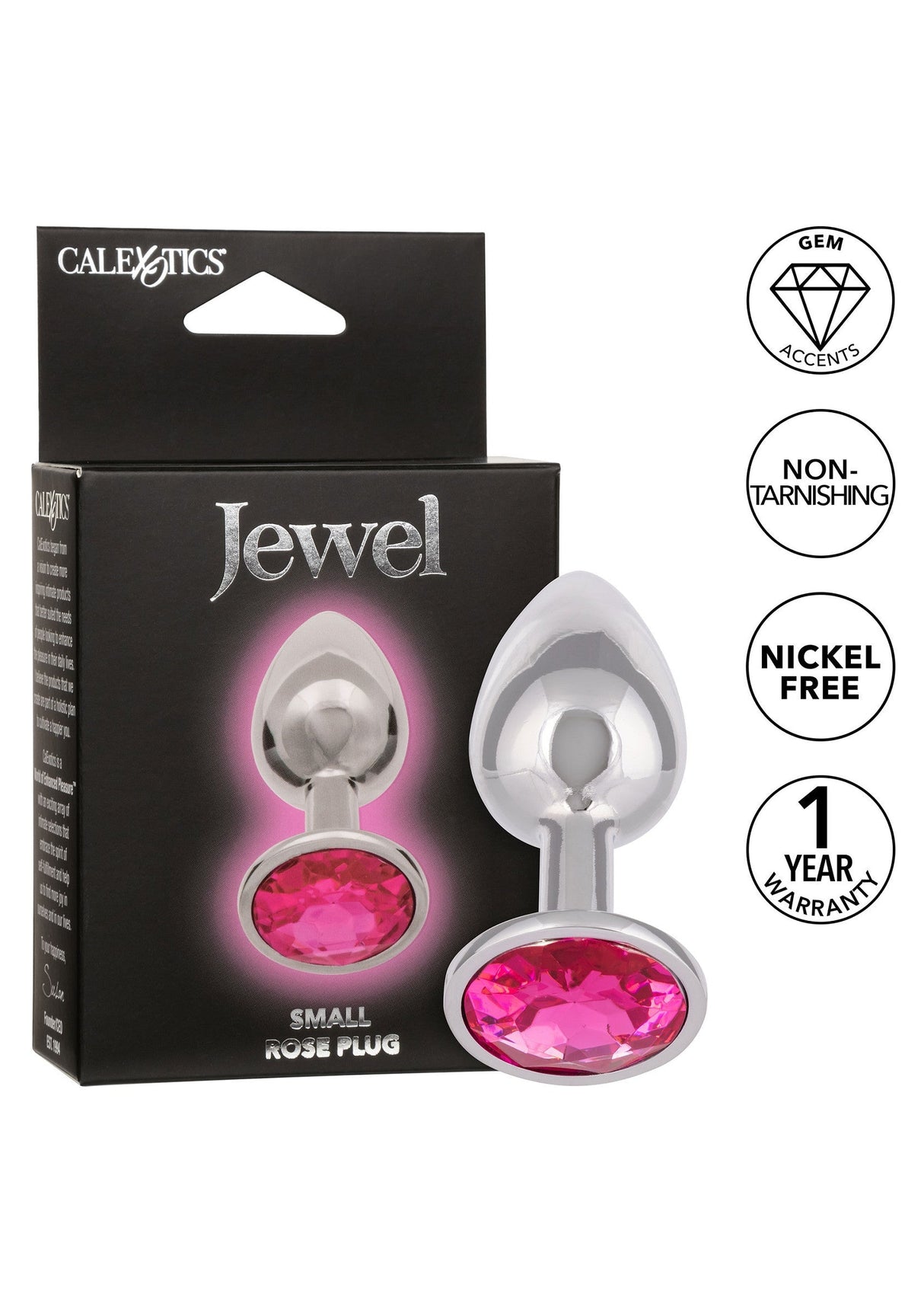 Jewel Small Rose Plug