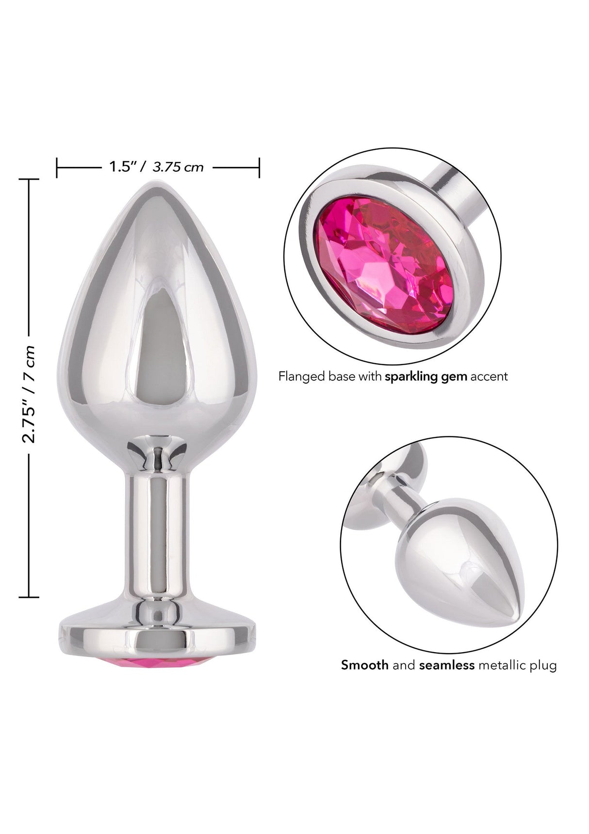 Jewel Large Rose Plug