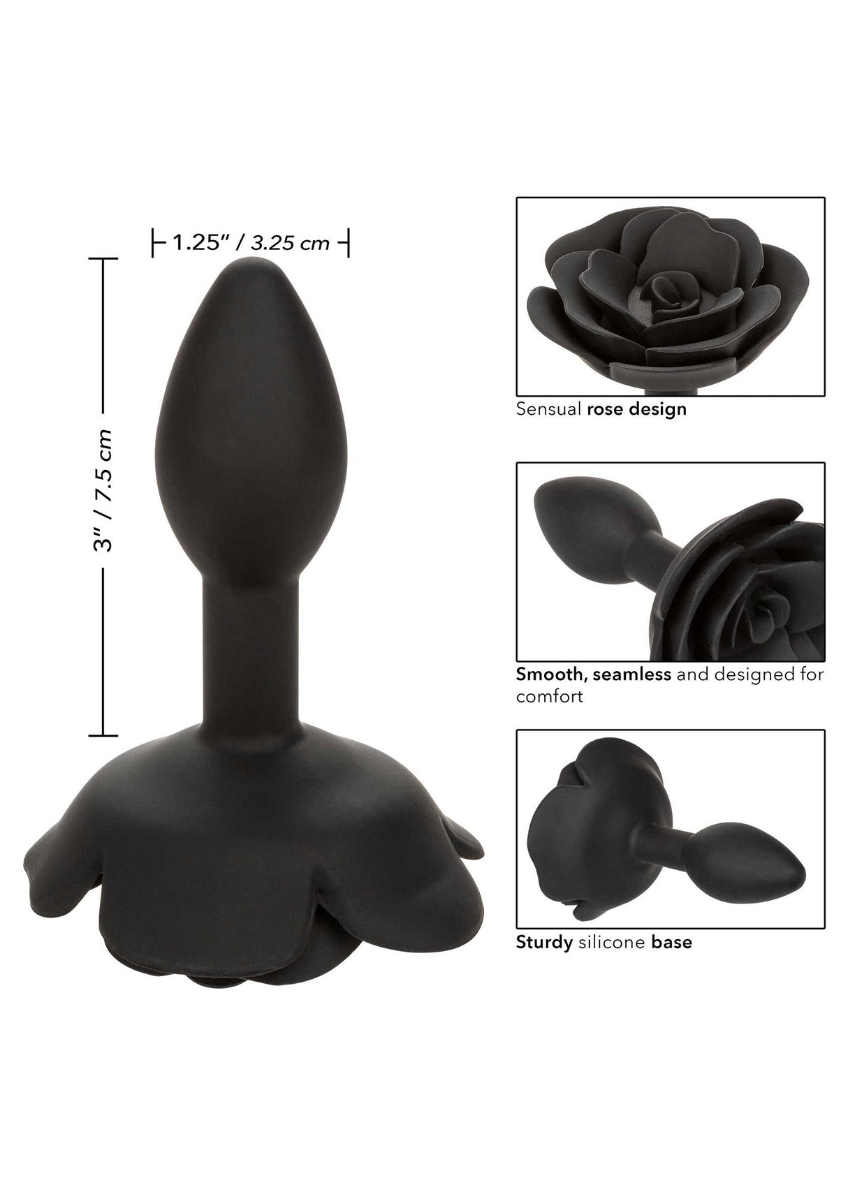 Rose Anal Plug Small