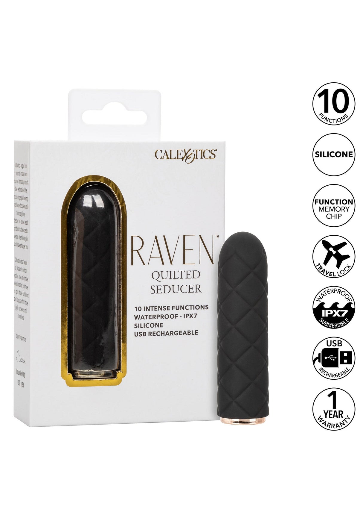 Raven Quilted Seducer