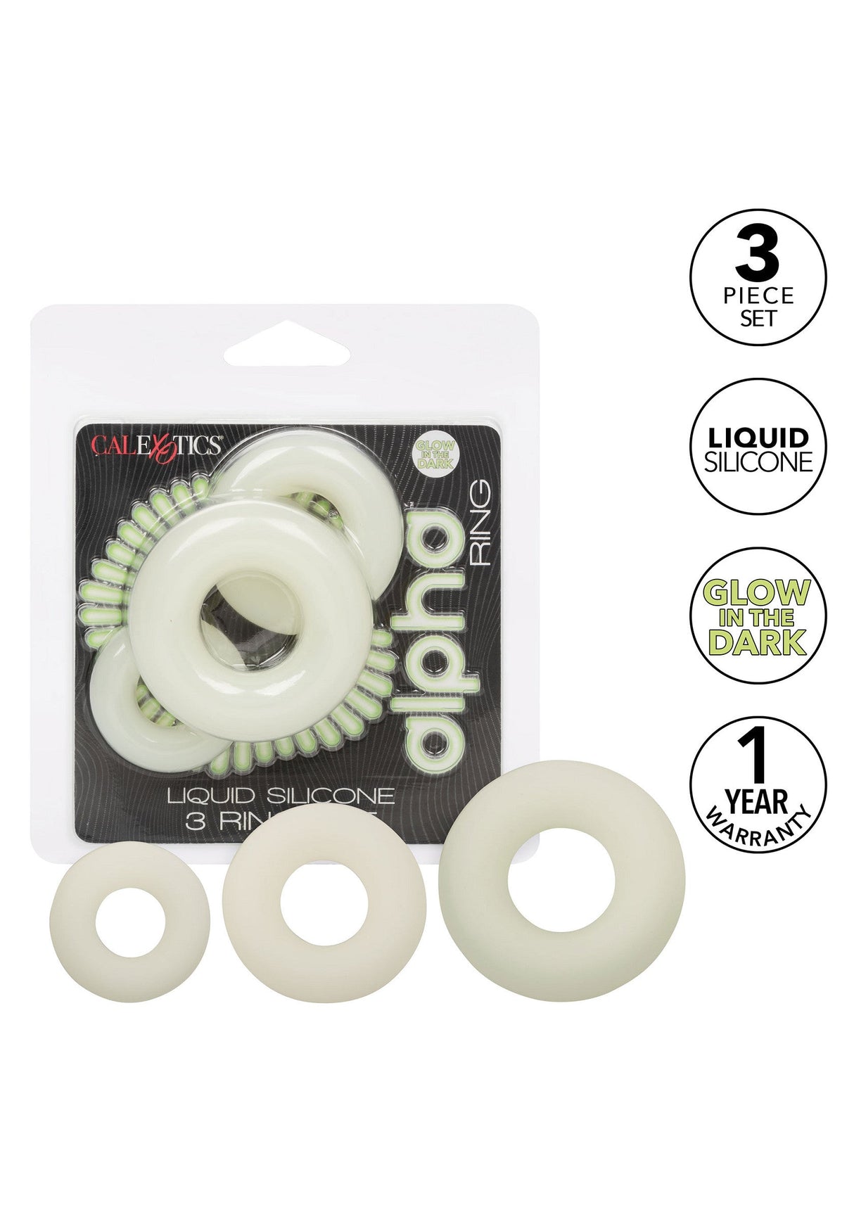 Silicone 3 Ring Set
