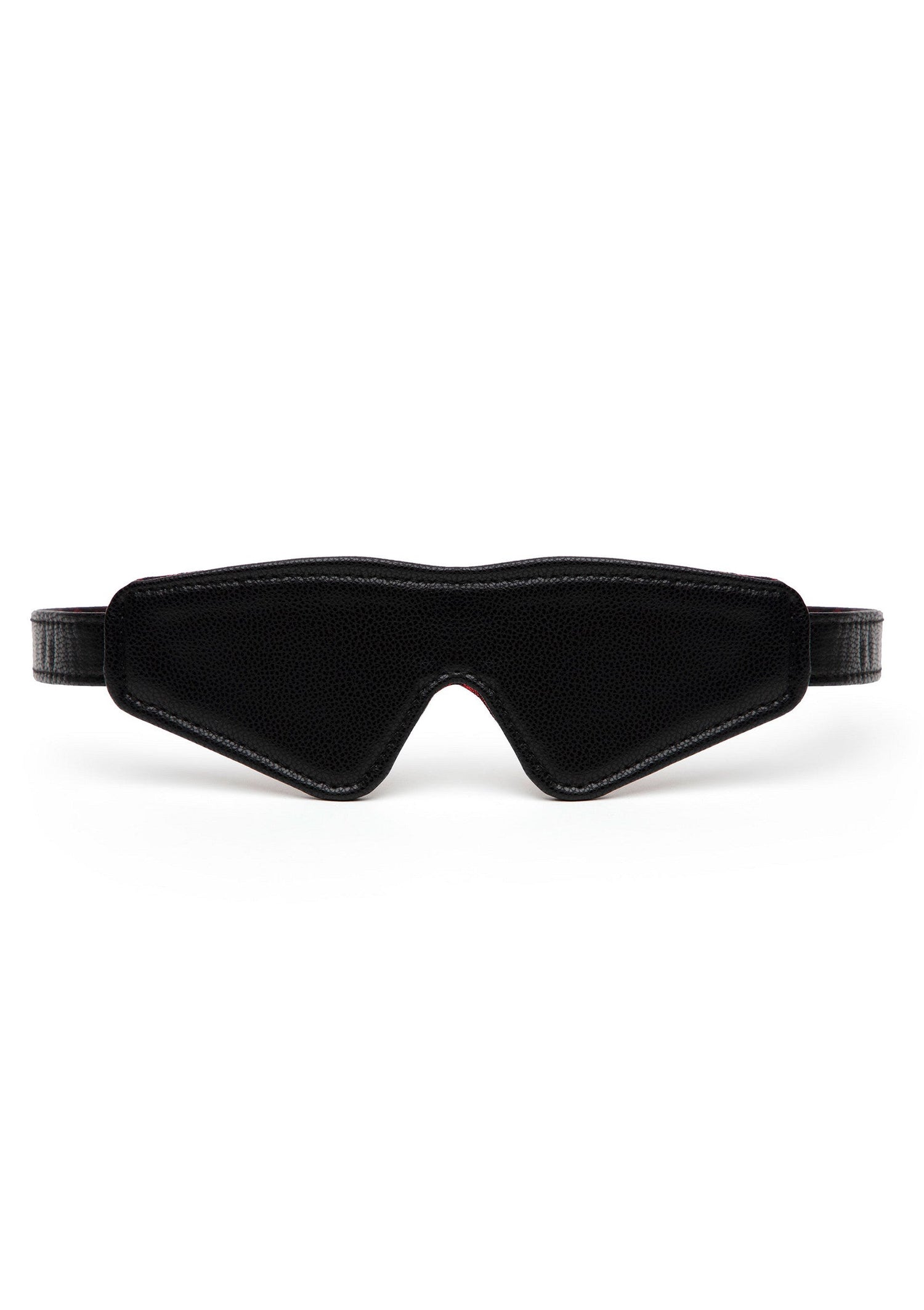 Reverse PU Leather Blindfold