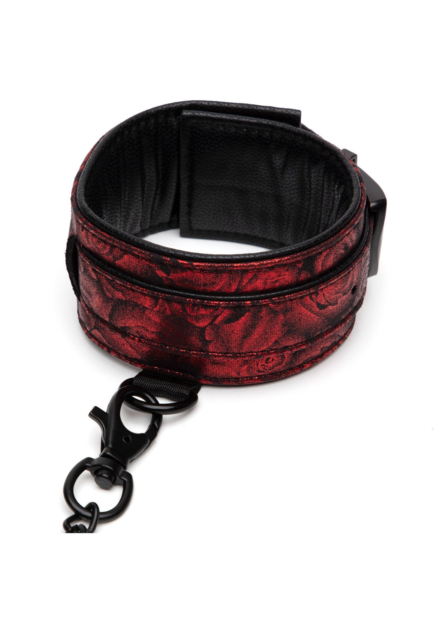 Reverse PU Leather Ankle Cuffs