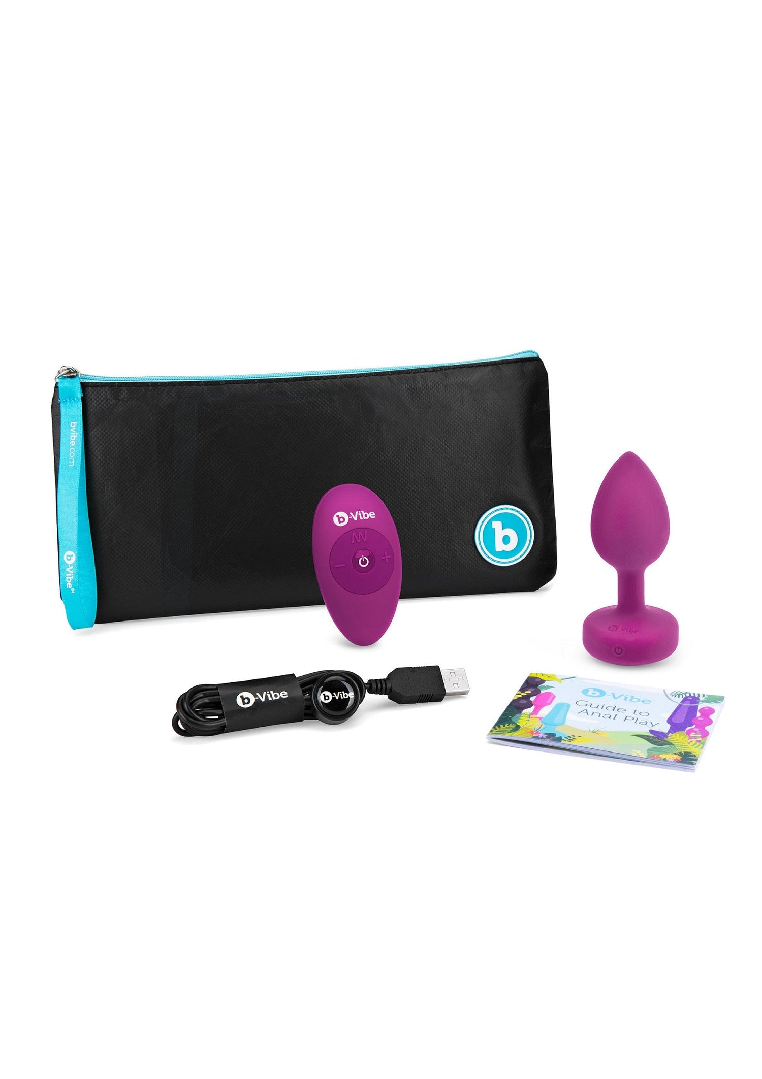 B-Vibe Vibrerende Juweel Plug S/M