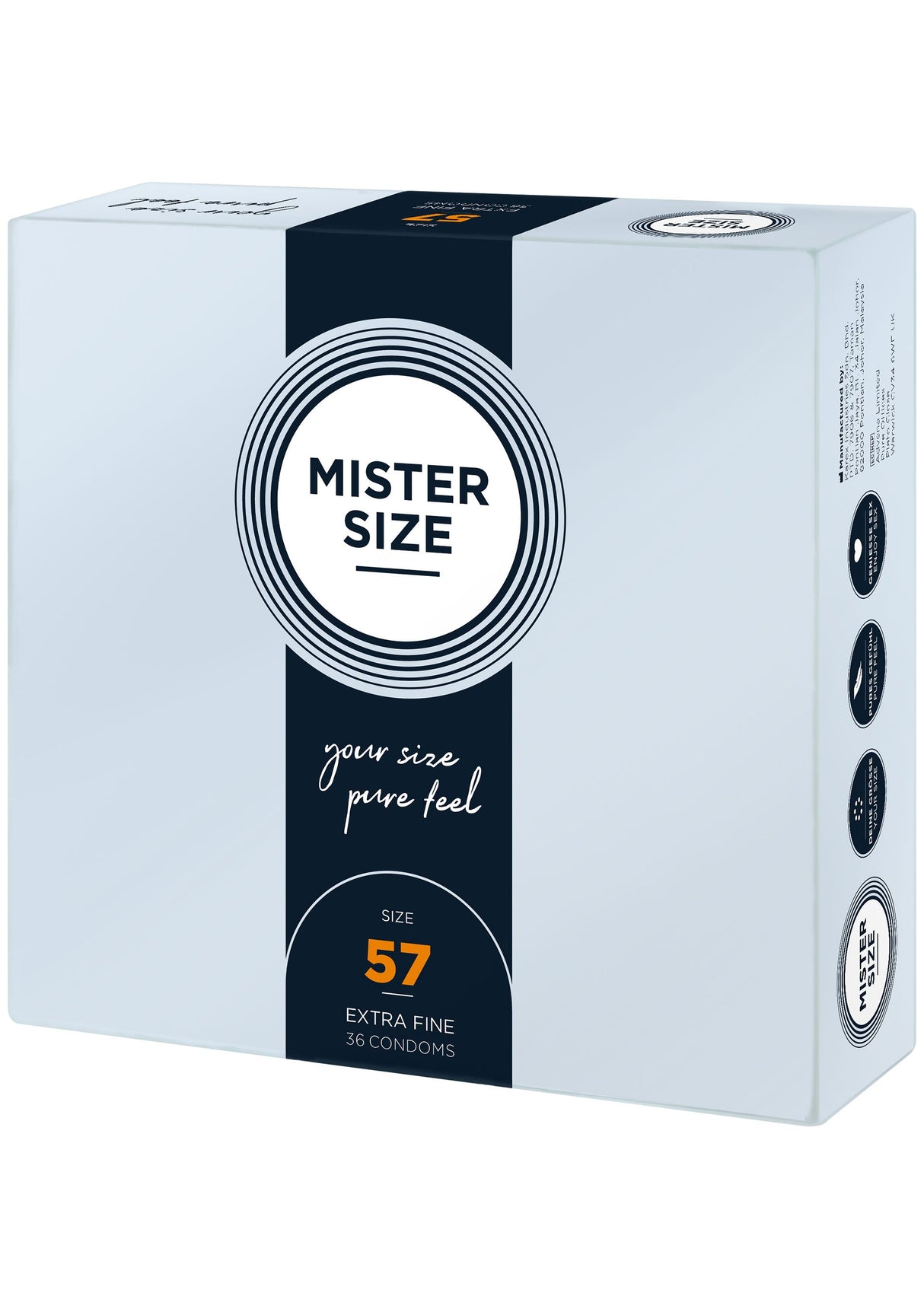 MISTER SIZE 57mm Condoms 36pcs
