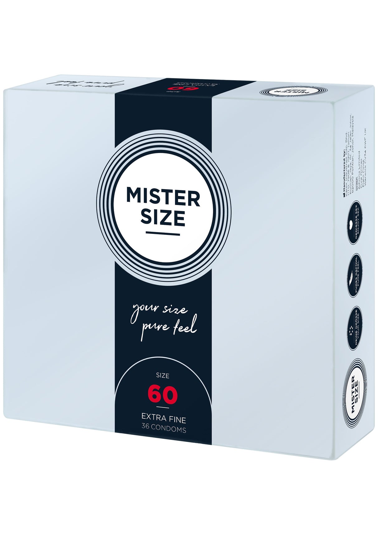 MISTER SIZE 60mm Condoms 36pcs