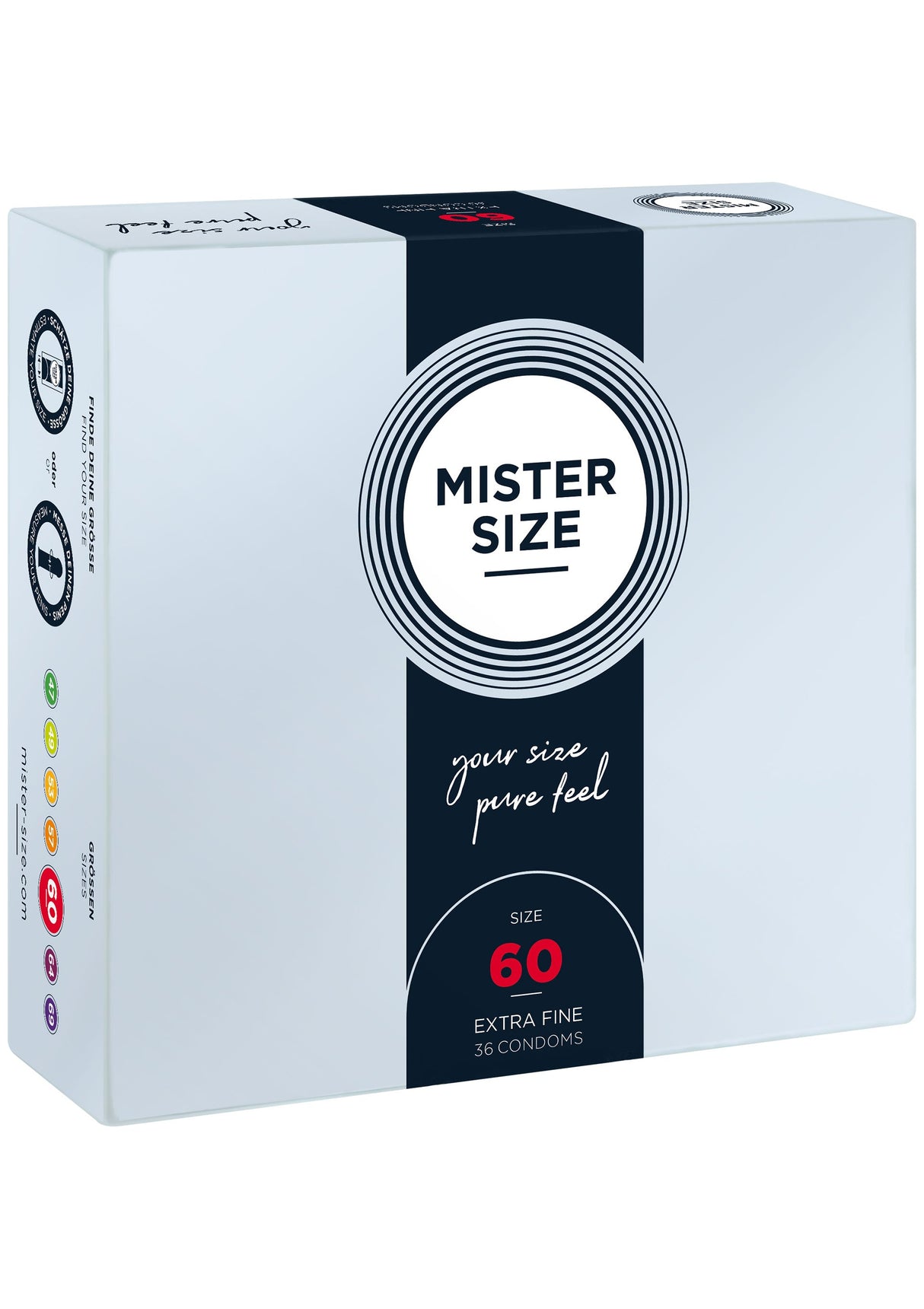 MISTER SIZE 60mm Condoms 36pcs