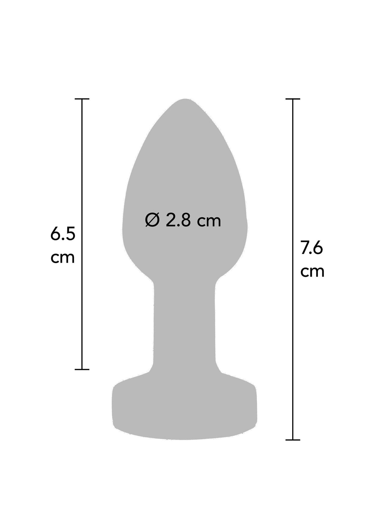 The Glider Vibrating Plug Small