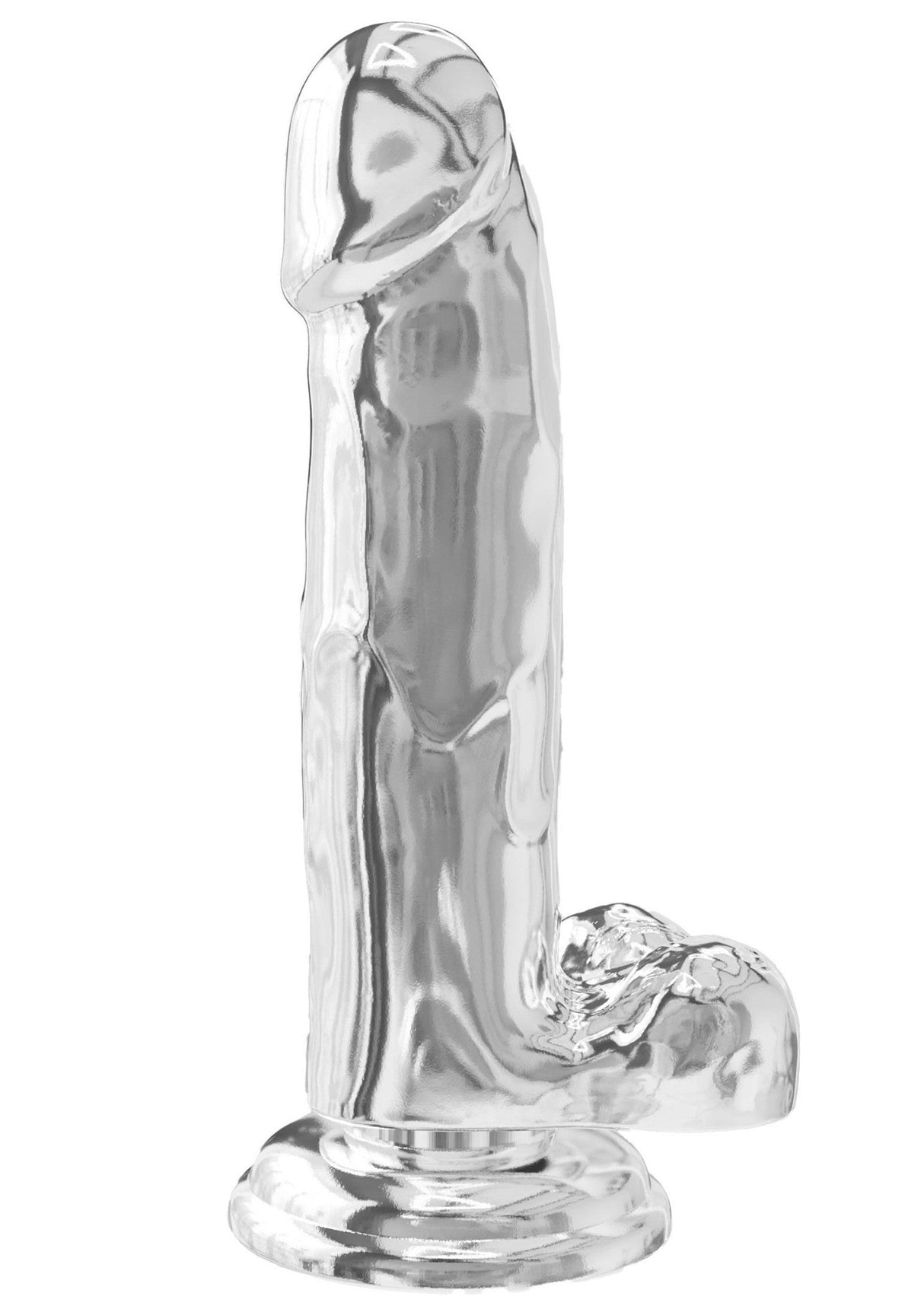 Klarer Dildo TPE 18 cm