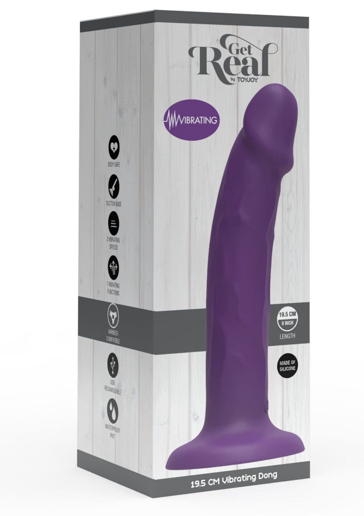 Harness Dong Vibrating Silicone 19,5 cm