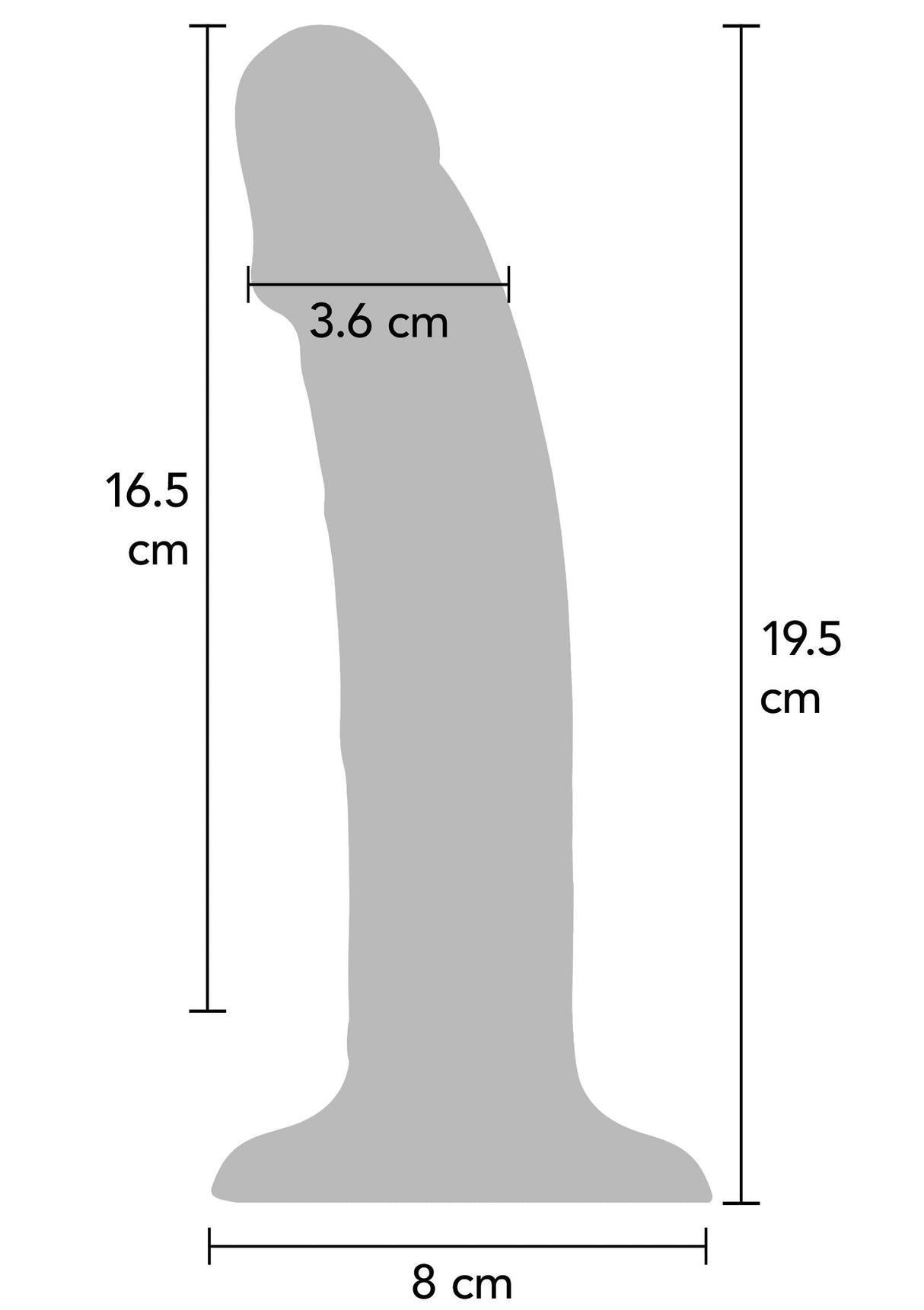 Harness Dong Vibrating Silicone 19,5 cm