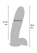 Vibrating Dildo PVC 25.5 cm
