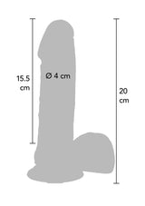 Dildo Silikon 20 cm