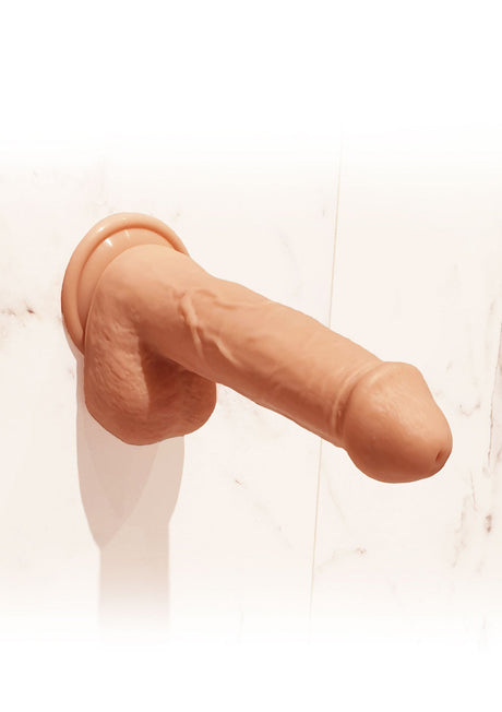 Naked Beaded Dildo Silicone 21 cm