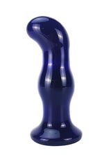 Glänzender vibrierender Glas-Plug