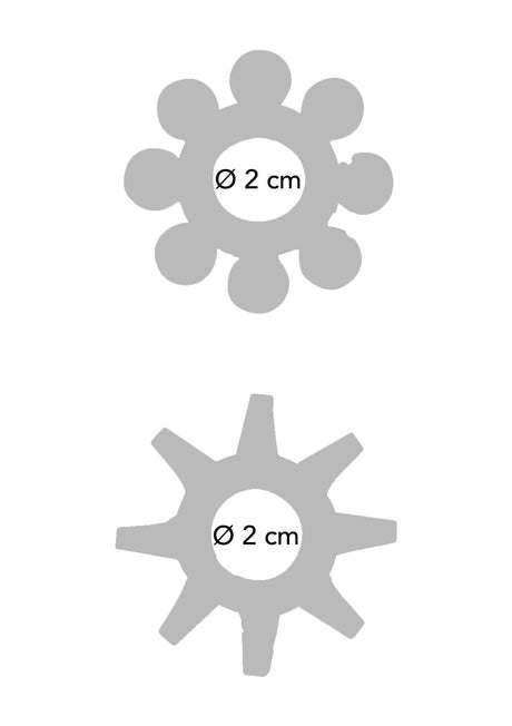 Power Stretchy Ringe 2 Stück