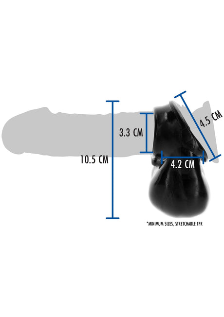 Penisring mit Hodensackhalterung